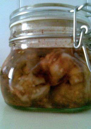 Una foto de Berenjenas penchi a la gallega
