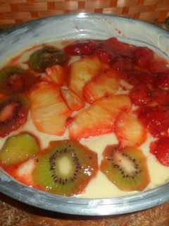 Una foto de Tarta frutal fácil