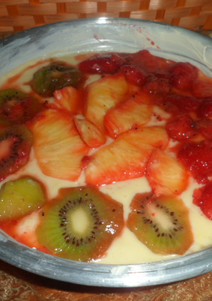 Una foto de Tarta frutal fácil