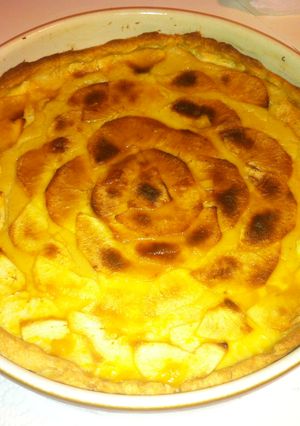 Una foto de Tarta de manzana apta para diabéticos