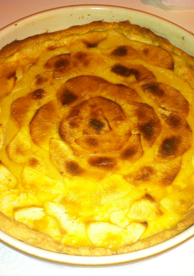 Una foto de Tarta de manzana apta para diabéticos