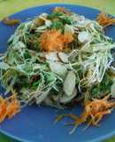 Ensalada de Alfalfa y almendras 