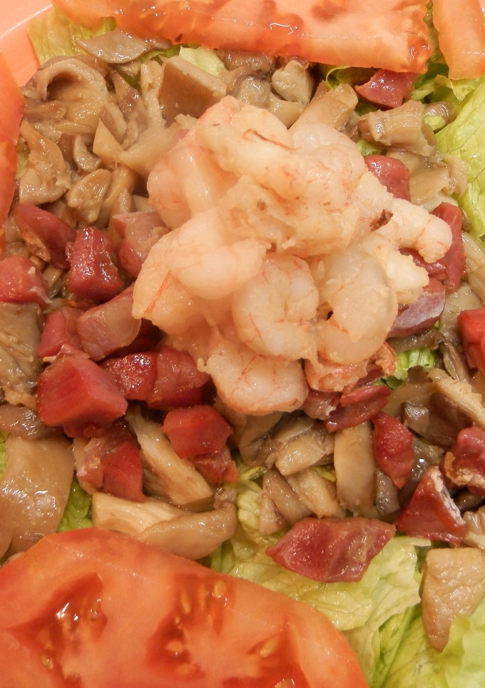 Una foto de Ensalada templada