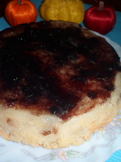 Una foto de Tarta navideña de coco y mermelada