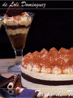 Una foto de Tarta de Tiramisú casera