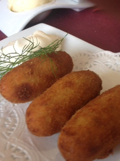 Una foto de Croquetas de champiñones y jamón