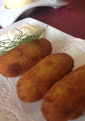 Una foto de Croquetas de champiñones y jamón