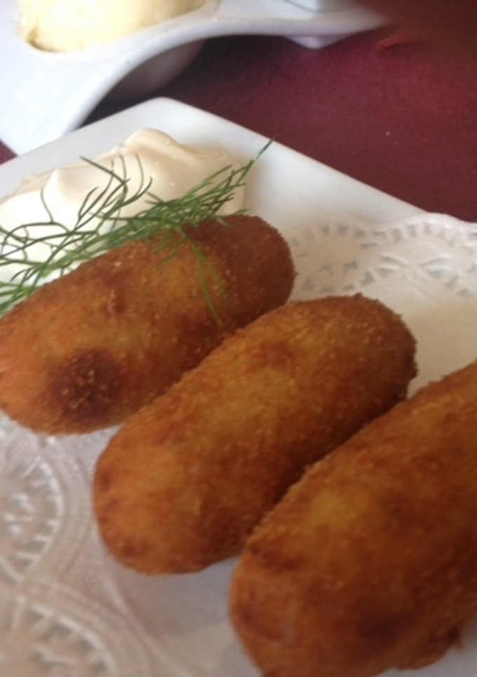 Una foto de Croquetas de champiñones y jamón