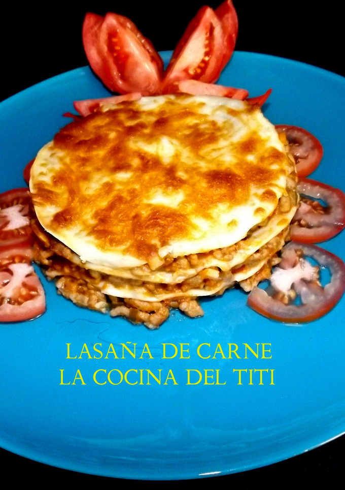 Una foto de Lasaña de carne