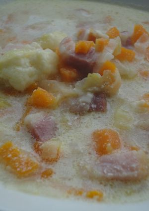 Una foto de Sopa de cerveza