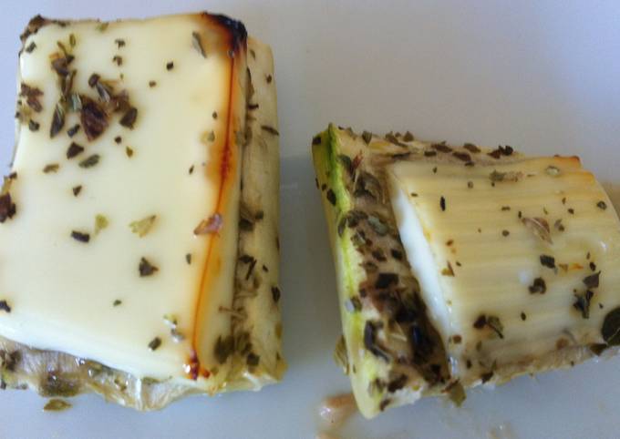 Foto principal de Calabacines asados con queso fresco