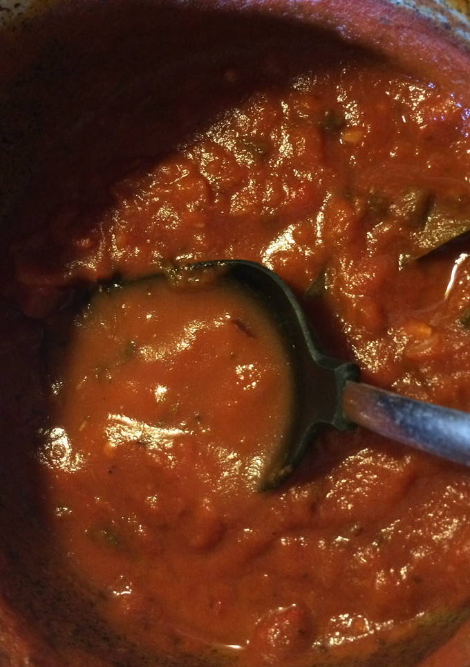 Una foto de Salsa con carne para fideos