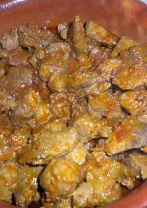 Una foto de Sopas de ajo con hígado