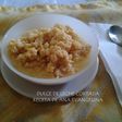 Dulce de leche cortada