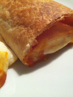 Una foto de Pizza en hojaldre