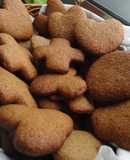 Galletas de jengibre y miel