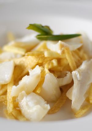 Una foto de Bacalao dorado