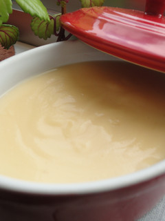 Una foto de Natillas a la mandarina