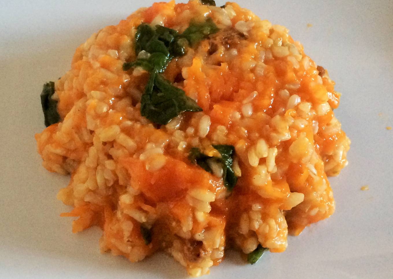 Arroz integral al curry con verduras