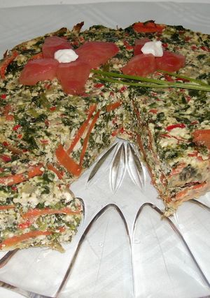 Una foto de Pastel de Espinacas Light
