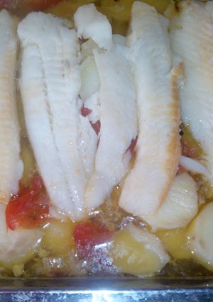 Una foto de Filete de rodaballo al horno