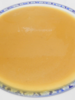 Una foto de Crema de calabaza con curry