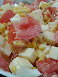 Una foto de Ensalada fresca de choclo