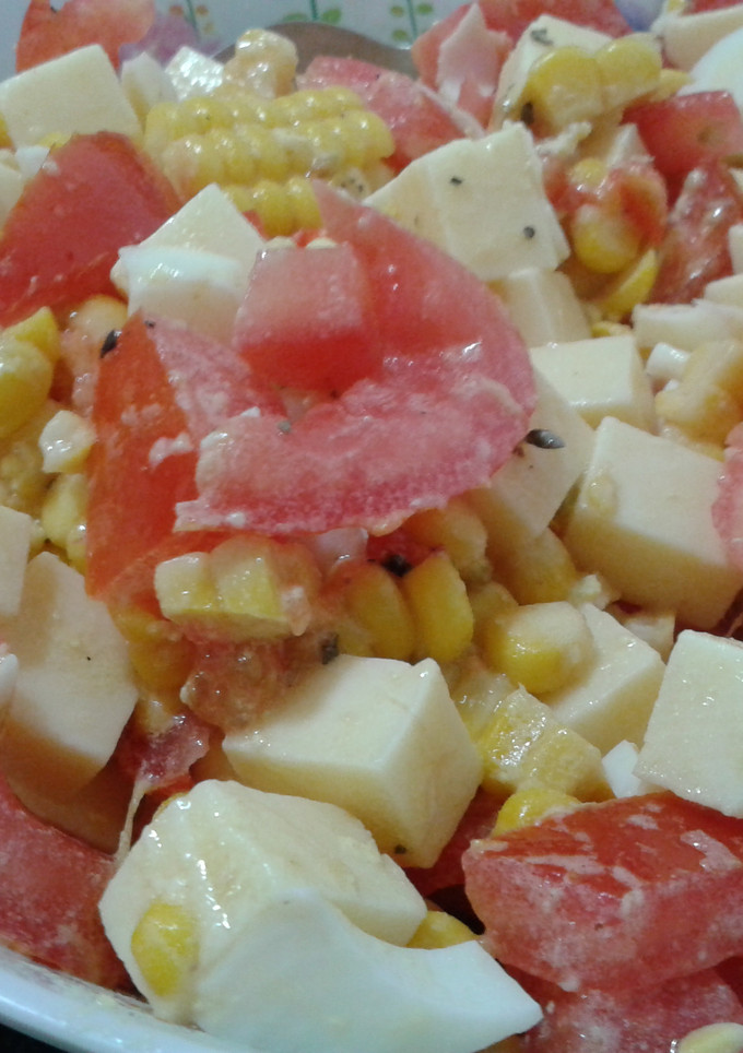 Una foto de Ensalada fresca de choclo