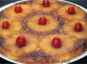 Foto principal de Tarta de piña fácil