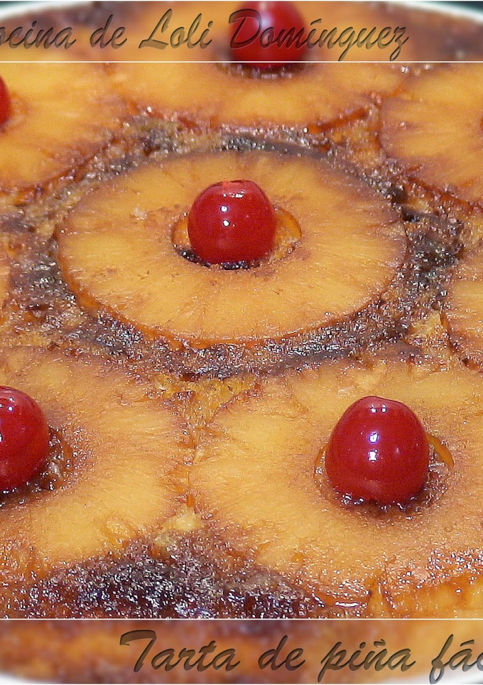 Una foto de Tarta de piña fácil