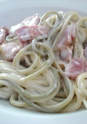 Una foto de Espagueti carbonara