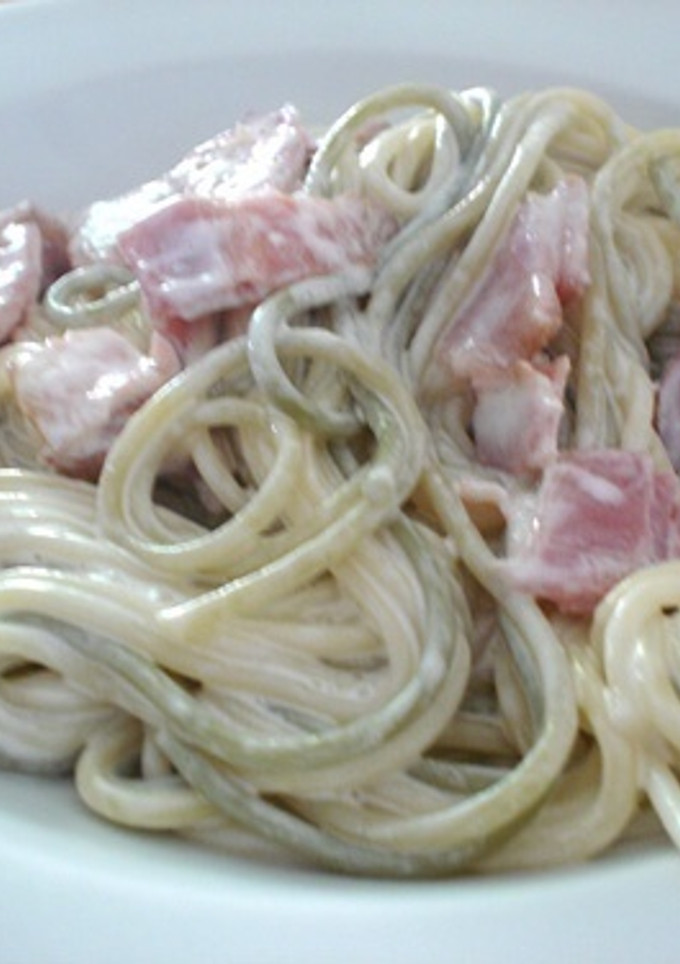 Una foto de Espagueti carbonara
