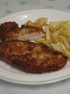 Una foto de Pechugas de pollo rebozadas al queso