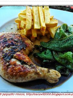 Una foto de Pollo asado al Pedro Ximenez