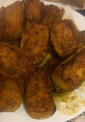 Una foto de Calabacines rellenos o stuffed zucchini
