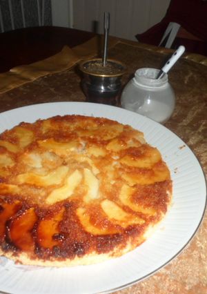 Una foto de Tarta de manzanas con caramelo