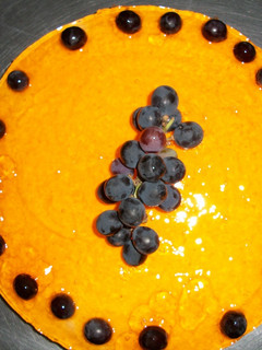 Una foto de Mousse de mango con crema