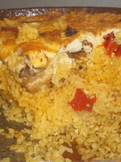 Una foto de Arroz en costra Alicante