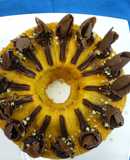 Ponqué con higos y dulce de leche