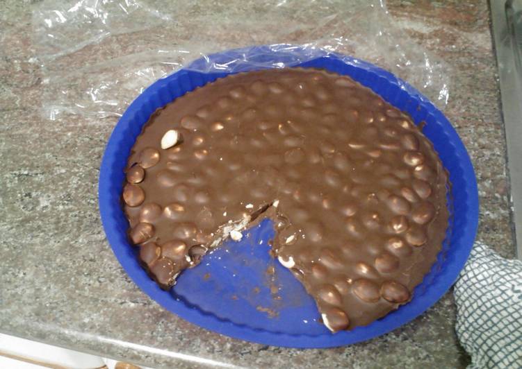 Turrón de chocolate con almendras Thermomix
