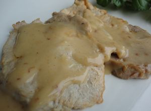 Foto principal de Escalopes de cerdo con salsa de limoncello