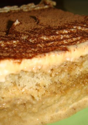 Una foto de Falso tiramisú