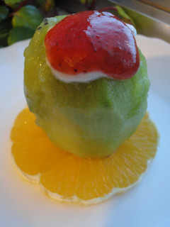 Una foto de Kiwi relleno