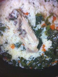 Una foto de Arroz con chipilin