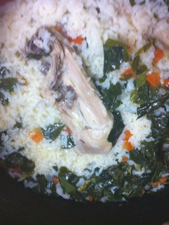 Una foto de Arroz con chipilin