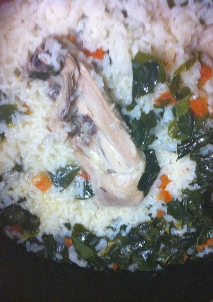 Una foto de Arroz con chipilin