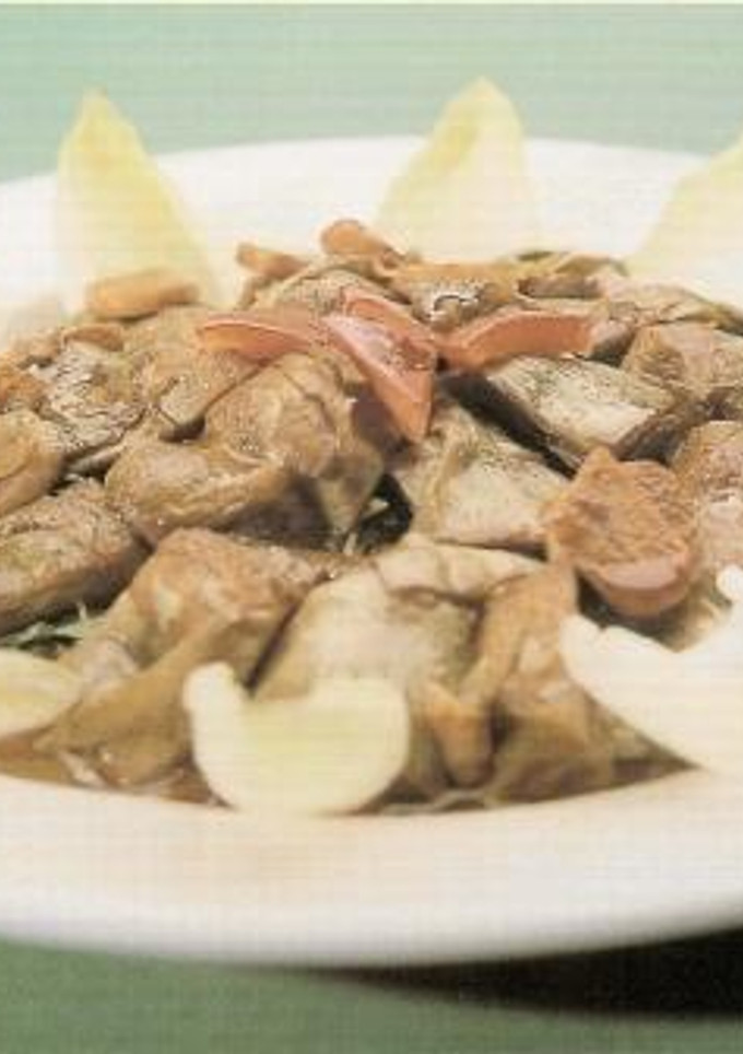 Una foto de Ensalada de alcachofas en escabeche