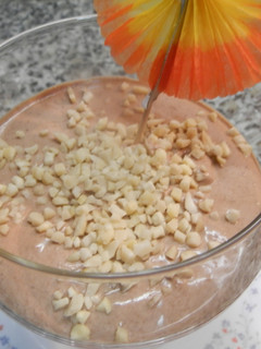Una foto de Crema de chocolate con yogur griego