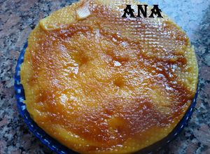 Una foto de Tarta de manzana en microondas