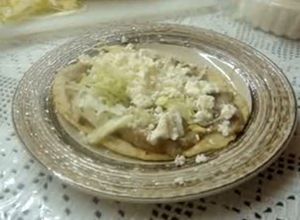 Una foto de Sopes mexicanos